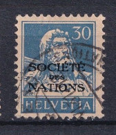 Marke Aufdruck Société Des Nations Gestempelt (i120402) - Officials