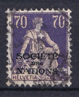 Marke Aufdruck Société Des Nations Gestempelt (i120403) - Officials