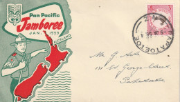 Nieuw Zeeland 1959, FDC Sent Inside Papatoetoe, Scout Meeting In New Zealand. - Brieven En Documenten