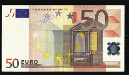 50 EURO "S" J034 ITALIE - ITALIA CIRCULE/CIRCULATED TRICHET - 50 Euro