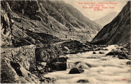 PC GEORGIA TEREK RIVER DARIEL GEORGIAN MILITARY ROAD CAUCASUS (a58649) - Georgië