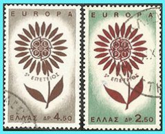 GREECE-GRECE - HELLAS 1964:Europa Compl.set Used. - Used Stamps