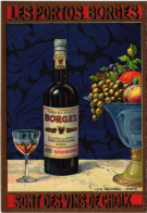 PC ADVERTISEMENT LES PORTOS BORGES ALCOHOL (a57084) - Werbepostkarten