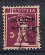 Marke Aufdruck Société Des Nations Gestempelt (i120501) - Officials