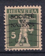 Marke Aufdruck Société Des Nations Gestempelt (i120502) - Dienstzegels