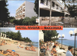 71985115 Makarska Dalmatien Hotel Riviera Terrasse Strand Croatia - Kroatien