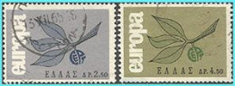 GREECE- GRECE - HELLAS 1965:  EUROPA CEPT Complet  Set Used - Usati