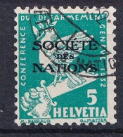 Marke Aufdruck Société Des Nations Gestempelt (i120507) - Dienstzegels