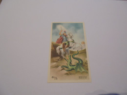 S Georges Image Pieuse Religieuse Holly Card Religion Saint Santini Sint - Andachtsbilder