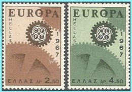 GREECE-GRECE - HELLAS 1967:Europa Compl Set MNH** - Ongebruikt