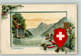 13077931 - Wappen Tellskapelle , Sign H.F. AK - Other & Unclassified
