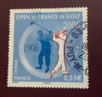 France 2006 Michel 4111 (Y&T 3935) Caché Ronde - Rund Gestempelt LUX - Used Round Postmark - GOLF - Used Stamps