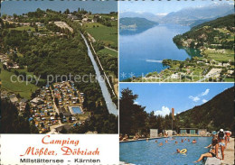 71984473 Millstaettersee Fliegeraufnahme Camping See Schwimmbad Oesterreich - Other & Unclassified