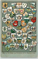 52228231 - Arms Of States And Territories Minnesota Rhode Island Lousinana Colorado Alaska Arkansas - Otros & Sin Clasificación