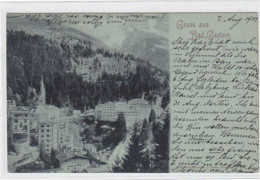 39022131 - Mondscheinkarte Gruss Aus Bad Gastein. Teilansicht Gelaufen Am 02.08.1902. Gute Erhaltung. - Autres & Non Classés