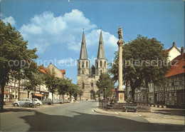 71984299 Duderstadt Marktstrasse Mit Cyriakuskirche Mariensaeule Duderstadt - Duderstadt