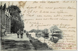 Malines Le Long Du Canal Ed. Albert Sugg Circulée En 1901 - Mechelen