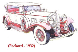 A40 413 Carte Automobile Packard 1932 - Toerisme