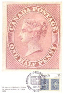A40 398 Carte Maximum 1/2 Pence Victoria - Royalties, Royals