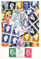 A40 383 Carte Maximum Timbre De Cheffer - Briefmarken (Abbildungen)