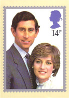 A40 374 CP Lady Di Prince Charles Diana - Familles Royales