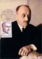 A40 210 Carte Maximum Jean Monnet - Europäischer Gedanke