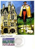 A40 112 Carte Maximum Aquitaine Moutons Sheep - Agriculture