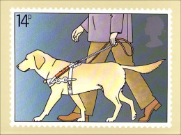 A40 140 CP Chien Aveugle Blind Man Guide Dog Handicap - Behinderungen