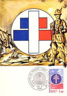 A40 119 Carte Maximum Francais Libres - Militaria