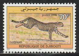 DJIBOUTI - N°719GC ** (1996) Le Guépard - Djibouti (1977-...)