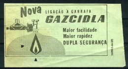 Portugal Taxis Palhinha Billet Autocar Estoril Cascais Sintra Oeiras Pub Gaz Boteille Gazcidla Bus Ticket Gas Bottles - Europa