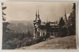 ROMANIA 1939 SINAIA - PELES CASTLE, BUILDING, ARCHITECTURE, FOREST, MOUNTAIN LANDSCAPE - Romania