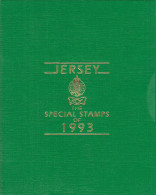JERSEY  Jahrbuch 1993, Postfrisch **, 595-638 Und Block 7, Komplett - Jersey