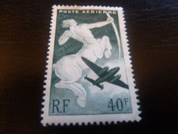 Série Mythologique - Sagittaire - 40f. - Pa 16 - Vert - Oblitéré - Année 1947 - - 1927-1959 Gebraucht