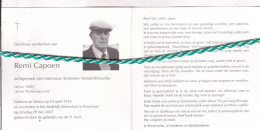 Remi Capoen-Vandenbroucke, Watou 1918, Roeselare 2007. Foto - Obituary Notices