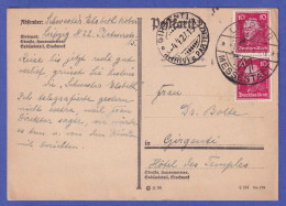 Dt. Reich 1927 Friedrich D. Große Mi.-Nr. 390 Als MEF Auf Auslands-Postkarte - Brieven En Documenten
