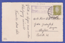 Dt. Reich 1933 Ebert 6 Pf Mi.-Nr. 465 Auf Glückwunschkarte Schulanfang O GOMPITZ - Cartas & Documentos
