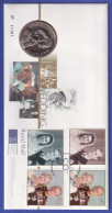 Großbritannien Coin-FDC 1997 Royal Wedding Mi-Nr. 1719-1722 Mit 5-Pfund-Münze - Altri & Non Classificati
