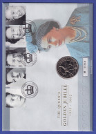 Großbritannien Coin-FDC 2002 Golden Jubilee Mi.-Nr. 1981-1985 Mit 5-Pfund-Münze - Autres & Non Classés
