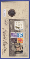 Großbritannien Coin-FDC 2009 Robert Burns Mi.-Nr. Block 48 Und 2-Pfund-Münze - Sonstige & Ohne Zuordnung