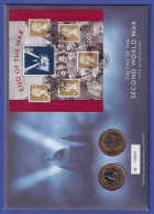 Großbritannien Coin-FDC 2005 End Of The War Mi-Nr. 2314 Mit 2-Pfund-Münze - Altri & Non Classificati