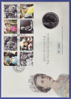 Großbritannien Coin-FDC 2012 Diamond Jubilee Mi.-Nr. 3263-3270 Und 5-Pfund-Münze - Andere & Zonder Classificatie
