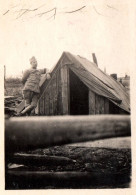 Jussy - Photo Ancienne - Soldat Militaire Dans Le Village - 1917 - 6x8,7cm - Autres & Non Classés