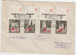 8/2  Polen Einschreiben Umschlag KRAKAU 1940 NACH HAMBURG - Other & Unclassified
