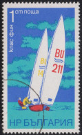 1973 Bulgarien ⵙ Mi:BG 2288, Sn:BG 2134, Yt:BG 2043, Sg:BG 2282, Finn Dinghy, Water Sports: Sailing - Used Stamps
