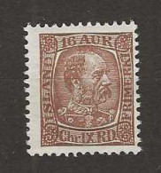 1902 MNH Iceland Facit 68 Postfris** - Ongebruikt