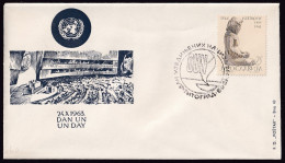 .Yugoslavia, 1963-10-24, Montenegro, Titograd, Day Of United Nations, Special Postmark And Cover - Autres & Non Classés