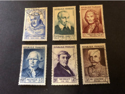 Timbres 945 946 947 948 949 Et 950, Célébrités, Oblitérés - Used Stamps