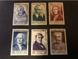 Timbres 945 946 947 948 949 Et 950, Célébrités, Oblitérés - Used Stamps