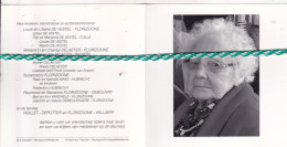 Maria Nollet-Florizoone, Wulpen 1912, Brugge 2016. Honderdjarige. Foto - Décès